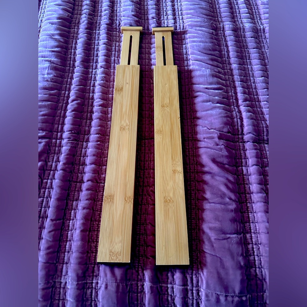 Homemaid Bamboo Drawer Dividers (2)